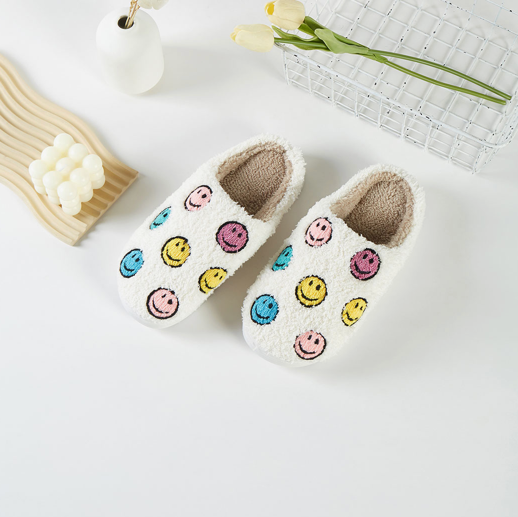 Smiley Face Slippers